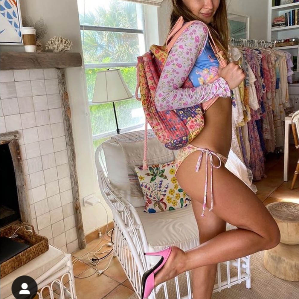 LOVESHACKFANCY FAVORITE PATCHWORK BAG NWT - image 1